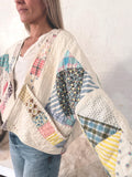 Vintage Heirloom quilt jacket